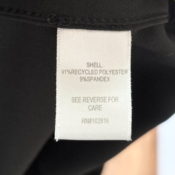 GARNET HILL Relaxed Side Snap Pull On Pants in Black  High rise Wide leg  SZ M - Picture 9 of 12